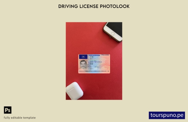 listo para imprimir plantilla frontal de aspecto fotográfico de la versión del 2